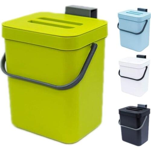 LUDA Kitchen Compost Bin for Countertop or Under Sink Composting, Ndoor Home Trash Can with Removable Airtight Lid