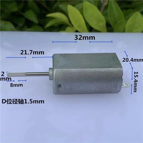 Micro 180 Precious Metal Brush Motor DC 3.7V 5V 6V 9V 12V 13000RPM High Speed 21mm Long Shaft DIY Toy Car Boat