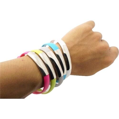 Micro USB 2.0 Charging Data Charger Hand hoop Wrist Bracelet style Cable 8pin For iphone 7 6 5 5pin for samsung 22cm 300 pcs/lot