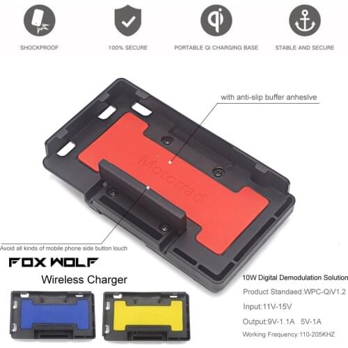 Mobile Phone Navigation Bracket Motorcycle Wireless charging For BMW R1200GS R1250GS ADV LC F750GS F850GS S1000XR