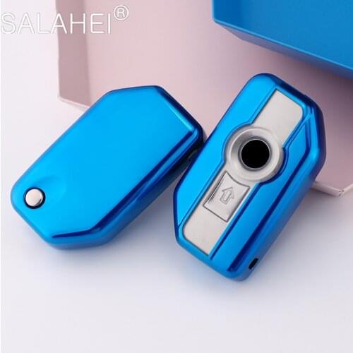 Fashion Soft TPU Car Key Cover Remote Key Case Shell For BMW Motorcycle F850 750GS K1600R R1200 LC RS GS Protection Accessories