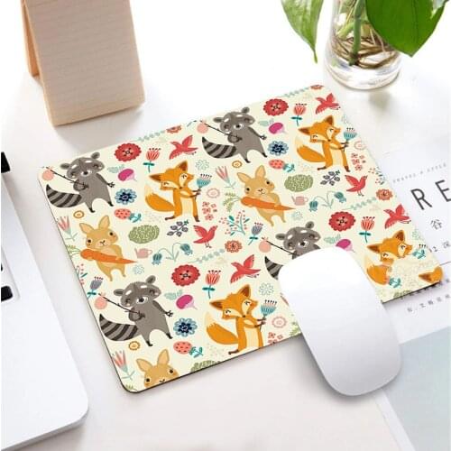 Cartoons Cute Animals Mouse Pad Gaming Accessories Notebook Genshin Impact Cute Keyboard Pad Desktop Non-slip MousePad for LOL
