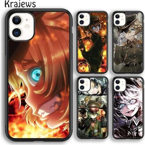Krajews Anime Tanya Degurechaff Youjo Senki Soft Phone Case Cover For iPhone SE 6s 7 8 plus X XR XS 11 12 pro max Samsung S9 S10