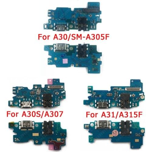 Original Charge Board For Samsung Galaxy A30 A30s A31 Charging Port For A305F A307 A315F USB Plug PCB Dock Connector Spare parts