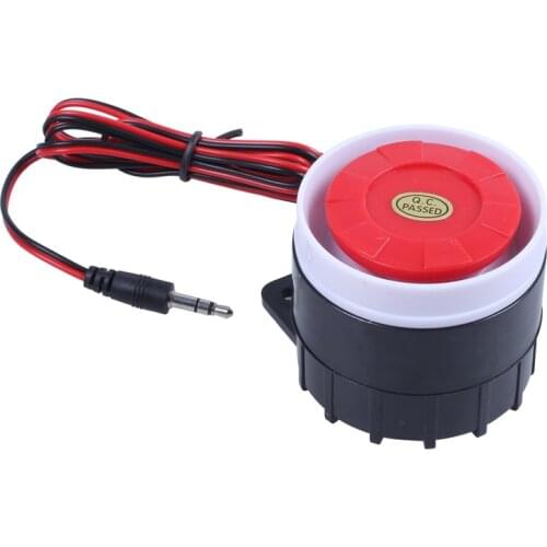 Wired Mini Siren for Home Security Alarm System Horn Siren 120dB 12V