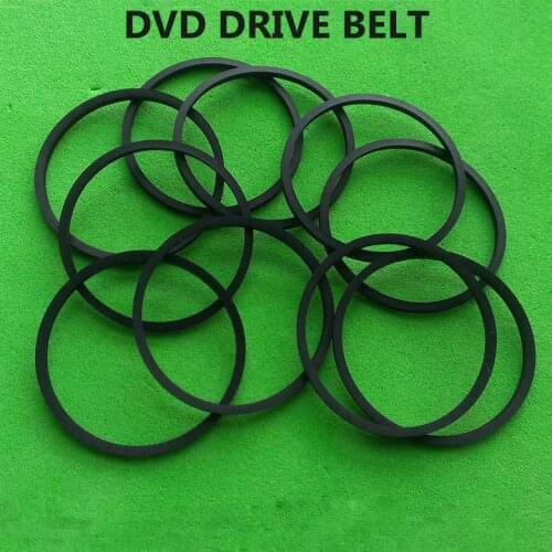 10Pcs/Bag DVD CD VCD Transmission belt All Size Folded Length 2.5-6.5cm 60/65MM Thickness 1.2mm Rubber Belt Drive Strap