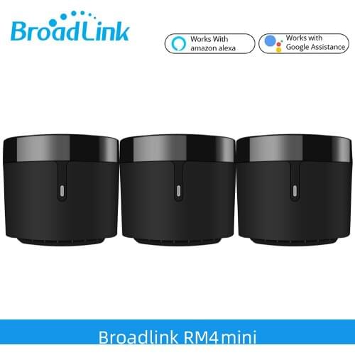 Broadlink RM4 Mini Universal Smart Remote Control Switch Wireless Wifi IR Controller Works With Alexa Google Home For Smart Home