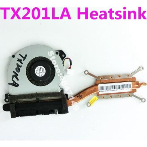 TX201LA CPU Cooling System Fan Heatsink For ASUS TX201 TX201L TX201LA Laptop Notebook Motherboard CPU Cooler Radiator