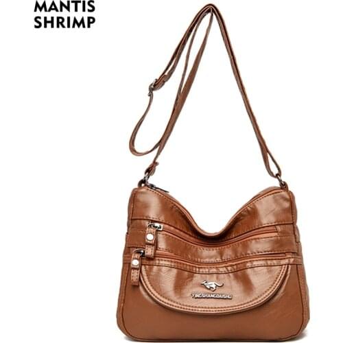 High Quality Womens Soft Leather Shoulder Bags Multi-Layer Classic Crossbody Bag Luxury Designer Handbag and Purse For Girls 1