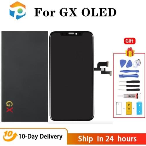 Grade AAA GX OLED For iPhone X Xs Max 11Pro LCD Display Touch Screen Digitizer Assembly Tested No Dead Pixel Replacement LCDs