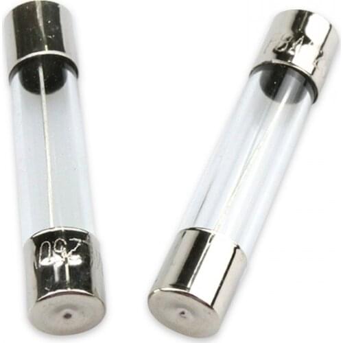 100Pcs Glass Tube Fuse 5*20MM 0.1A 0.2A 0.5A 0.8A 1A 2A 2.5A 3A 4A 5A 6.3A 7A 8A 10A 12A 15A 20A 30A 250V Fast Quick Blow Fuse