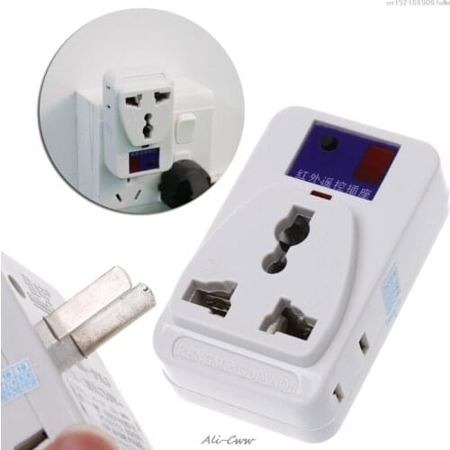 2018 Switch Socket AC Power Energy Saving IR Infrared Wireless Remote Control Outlet Switch Socket