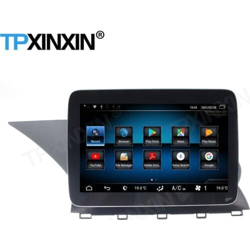 256G 1 DIN Car Radio Receiver Android 11 Auto For Mercedes Benz GLK Class X204 2008 2009 2010 2013 2014 2015 Video GPS Head Unit