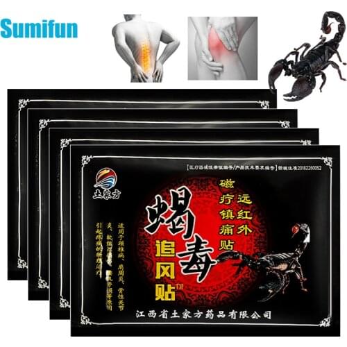 32pcs Scorpion Venom Plaster Arthritis Joint Pain Relieving Patch Back Shoulder Knee Ache Medical Stickers Health Care C2022