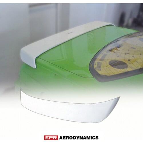 Car accessories Rear Wing Spoiler Exterior Body Kits For Nissan R32 Skyline GTS GTR D Style Black or White FRP Fiber Unpainted