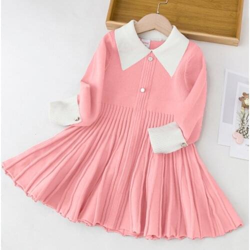 LZH Long Sleeve Princess Dress For Kids Pleated Dress For Childrens Clothes Autumn Baby Girls Costume Sweet Dresses For Girls