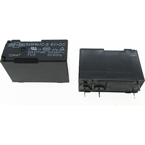 HOT NEW 6V relay 845HN-1C-S 845HN 1C S 845HN1CS DC6V 6VDC 6V 12A 4PIN