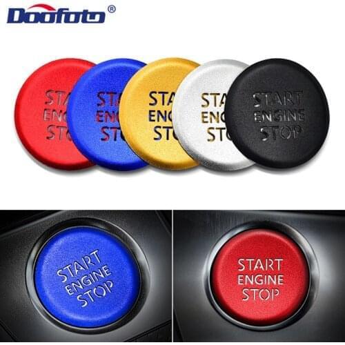 3D Car Start Stop Engine Button Cover trim cap Font Translucent For Audi A6 2020 A6L A7 A8L 2019 Accessories Protective Case