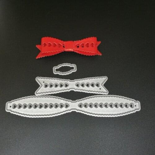 Love bowknot Metal Cutting Dies Stencils for DIY Scrapbooking photo album Decorative Embossing DIY Paper Cards