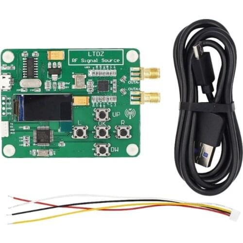 LTDZ STM32 23.5-6000MHz Signal Source Generator Module MAX2870 Signal Source Generators USB 5V Powered Serial Control
