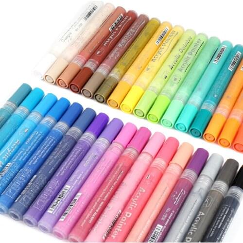 Acrylic Paint Marker Pen Resin Drawing Ceramic Art Painting Nail Art Decoration DIY Resin Crafts Jewelry Making Tools