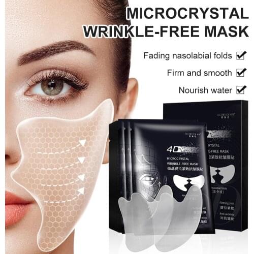 Law Pattern Patch Eye Mask Patch Nasolabial Folds Forehead Wrinkles Patch Anti-wrinkles Skin Lifting Sticker for All Skins