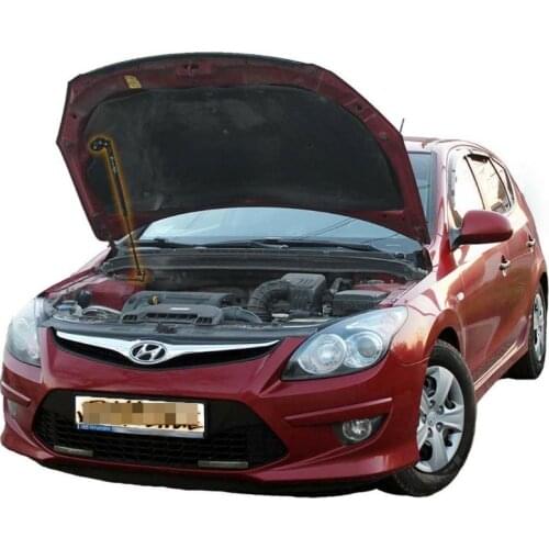 For Hyundai i30 2007-2011 Front Bonnet Hood Modify Gas Struts Carbon Fiber Spring Damper Lift Support Absorber