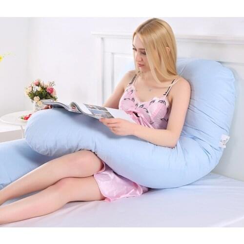 Pregnancy Pillow Side Sleeper Pregnant Women Bedding Full Body U-Shape Cushion Long Sleeping Multifunctional Maternity Pillows