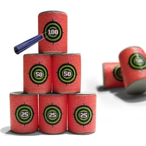 6Pcs/set Bullet Targets Shot Dart Target Darts toy gun soft bullet Annex