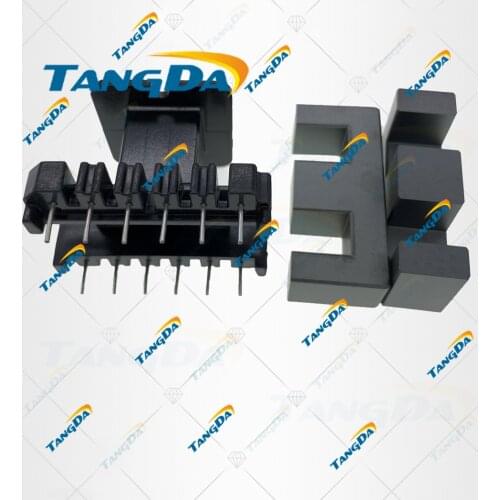 TANGDA EE50 core EE Bobbin magnetic core + skeleton soft magnetism ferrites magnetic core 6+6pin 12P SMPS RF Transformers Q
