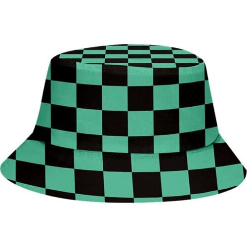 Demon Slayer Sunscreen Fisherman Hat Summer Outdoor Sunscreen Sun Hat