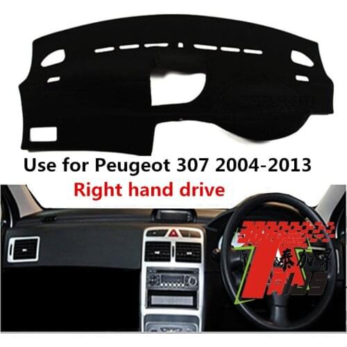 TAIJS Factory 3 Colors Car Dashboard Cover Simple Mat Fit for Peugeot 307 04 05 06 2007 2008 2009 2010 11 12 13 Right Hand Drive