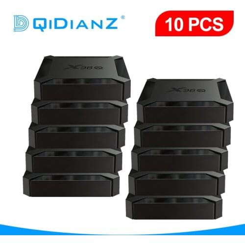 DQiDianZ Smart X96Q 10pcs TV BOX Android 10.0 Allwinner H313 QuadCore Media Player Set Top Box pk h96max x96air hk1max