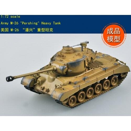 Military Finished Model 1/72 American M26 Pershing Heavy Tank 36601