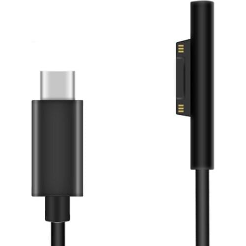 DC Plug Adapter Charging Cable for Microsoft Surface Pro 6 5 4 3 Laptop USB Type C Power Connector Cord for Surface Pro 6