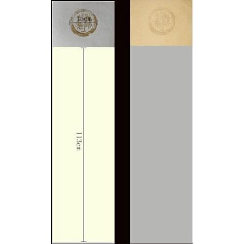 10 Sheets 34*138cm Antique Batik Vadang Couplet Xuan Paper Half-Ripe Rice Paper Brush Calligraphy Practice Creation Paper