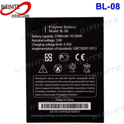 10 pcs BL-08 For THL 2015 Battery For THL 2015A Bateria Accumulator AKKU 2700mAh