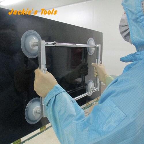 4 suction cup Retractable TV Display screen glass vacuum Sucker Remove suction device For Samsung TCL LCD television screen