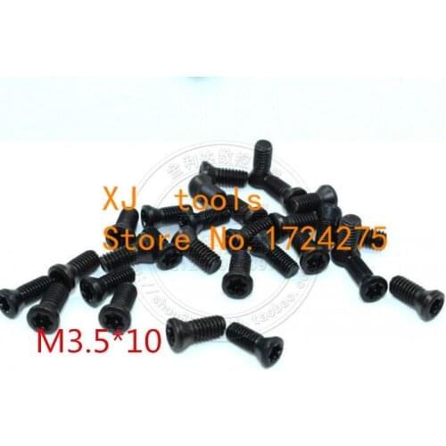 Free Shipping 50Pcs M3.5*10 Insert Torx Screw for Replaces Carbide Inserts CNC Lathe Tool