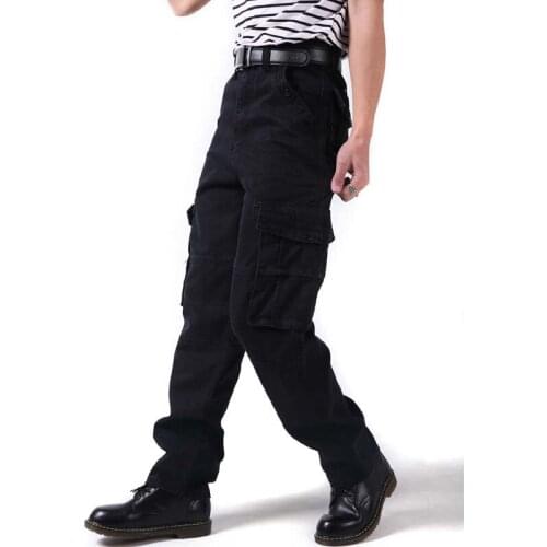 Fashion Big size 46 Men Pants Hiphop Seasons Leisure Loose Mens Hip Hop Cargo Pants New Baggy Long Trousers Male Bottoms