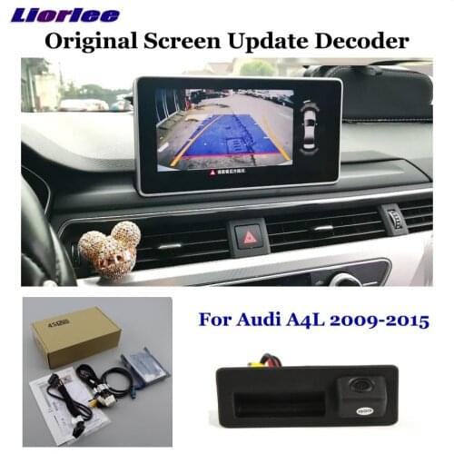 For Audi A4 A4L (High) Car Original Screen Update System Rear Reverse Parking Camera Digital Decoder Display Plus