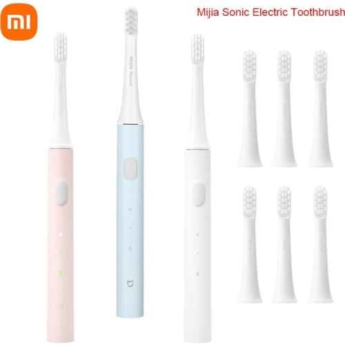 Xiaomi Mijia Sonic Electric Toothbrush Cordless USB Rechargeable Toothbrush Waterproof Ultrasonic Automatic T100 Tooth Brush
