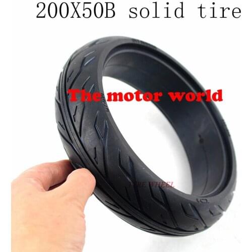 Good quality Hot sale 200x50 Solid tyre fit Hoverboard Wheel Electric Self Balancing Hoverboard Scooter motorcycle tires