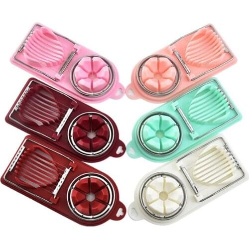 Multifunctional Stainless Steel Wire Egg Slicer Kitchen Egg Slicers Cutter Stainless Steel Wires Petal Shape Egg Cutte