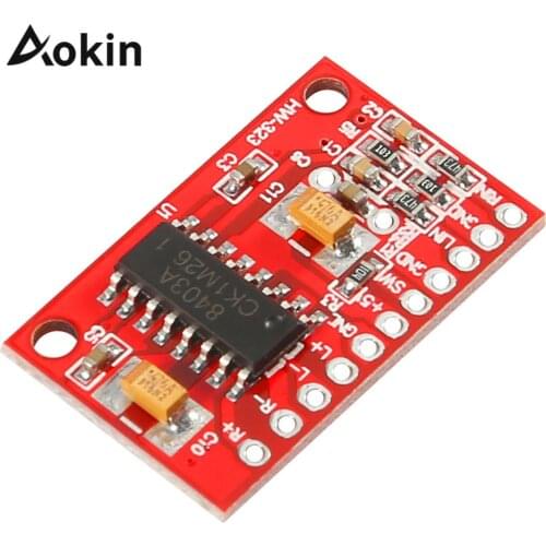 PAM8403 Red Super Ultra Mini Digital Amplifier Board 2 * 3W Class D Digital 2.5V To 5V Power Amplifier Board Efficient