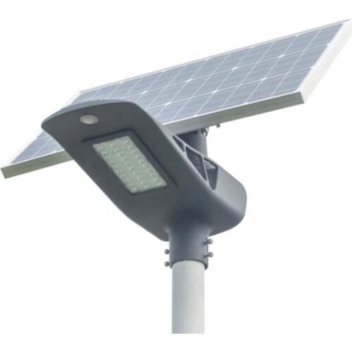 Semi Integrated Outdoor Solar Motion Sensor Ip65 30W High Power 12V Aluminium Led Street Light