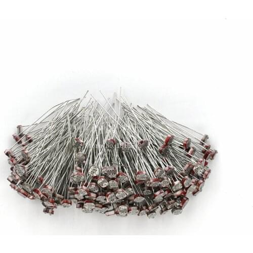 50PCS/LOT 5537 Light Dependent Resistor LDR 5MM Photoresistor wholesale and retail Photoconductive resistance