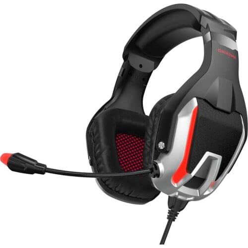 KINGSTAR USB Gaming Headset HD Stereo Noise Canceling Headphone With Plugable Mic For PS4 XBox PC Computer Laptop Phone Gamer