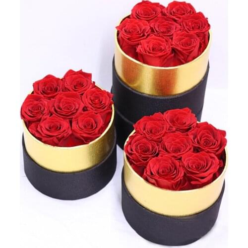 Preserved Rose Box Gift Eternal Roses HomeDecor ArtificialFLowersLivingRoomDecorDriedFlowerFor ValentinesDay Wedding Christmas