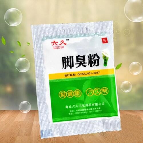 10Bags Anti Fungus Sweat Itch Odor Removing Foot Powder Effectively Moisturizing Feet Care
